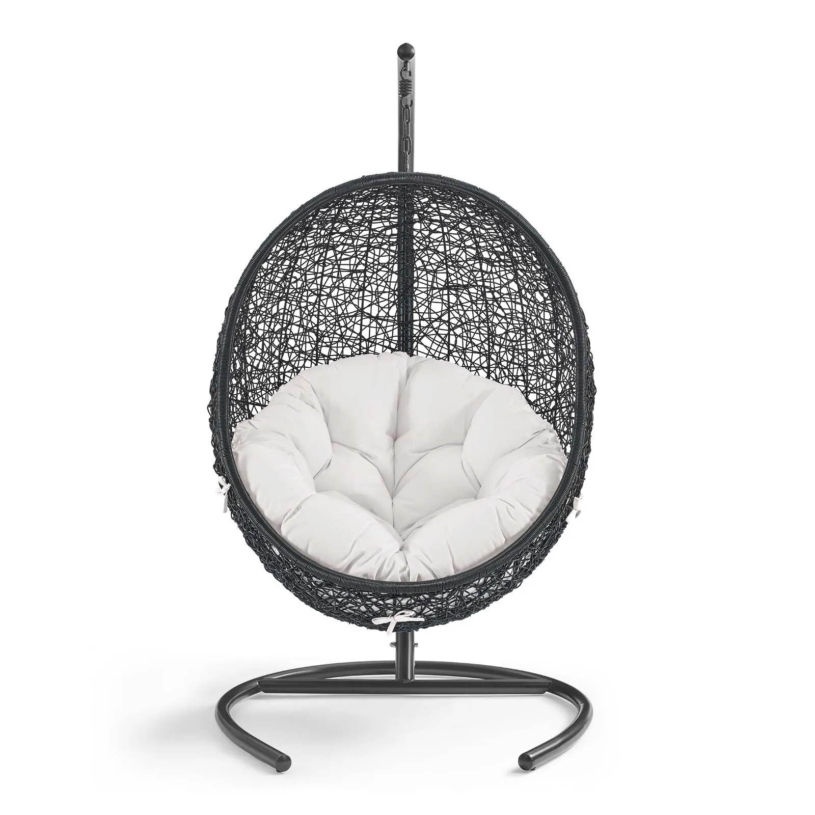 Encase Sunbrella® Swing Outdoor Patio Lounge Chair With Stand