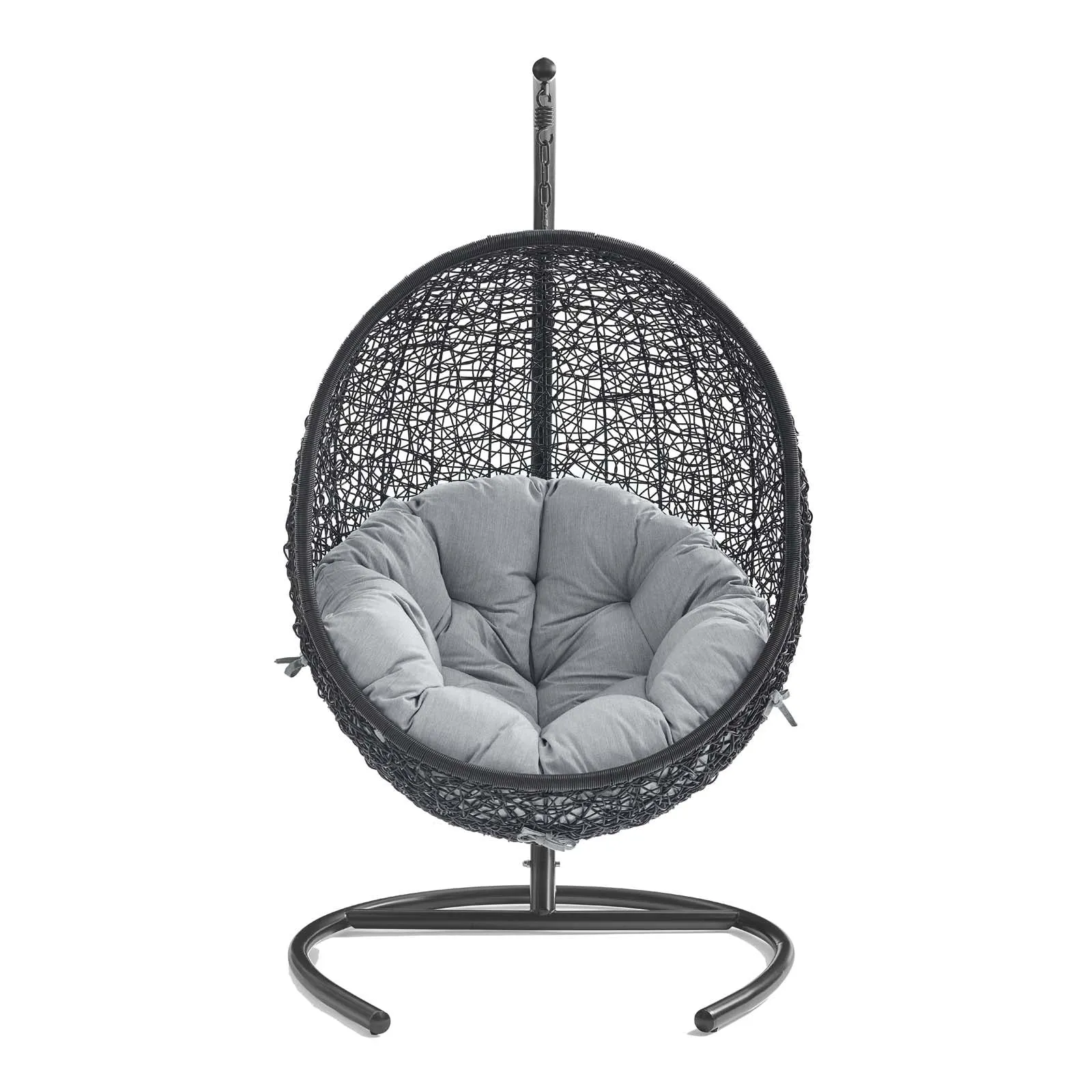 Encase Sunbrella® Swing Outdoor Patio Lounge Chair With Stand