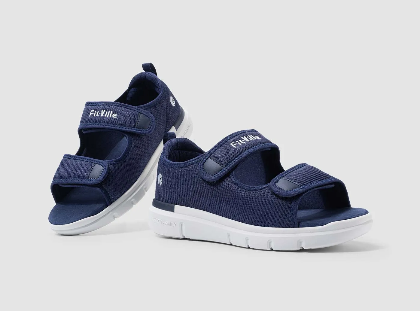 FitVille Men's EasyTop Recovery Sandal V3