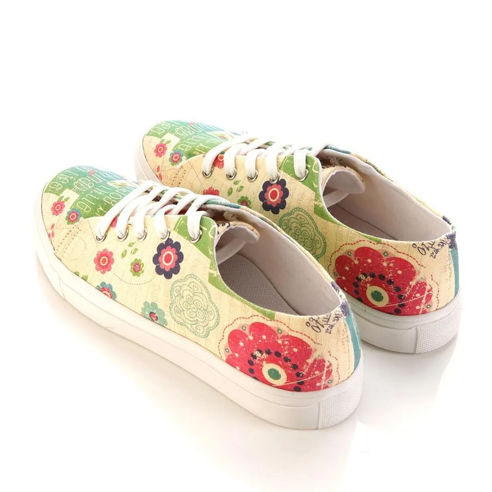 Flowers Slip on Sneakers Shoes SPR5406