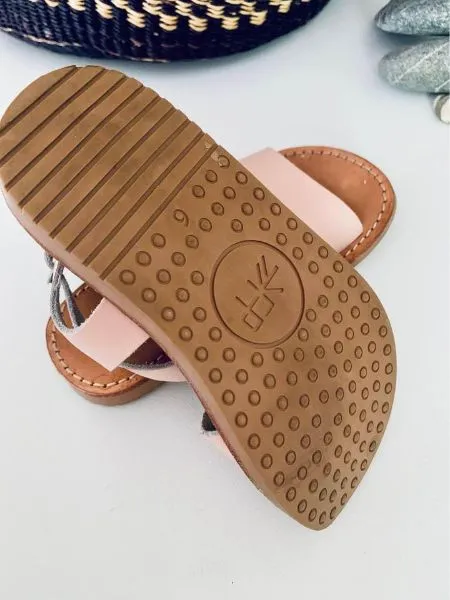 Freshly Picked Blush Malibu Sandals Size 6, Shoes 6 (Walkers:12-24 mth)