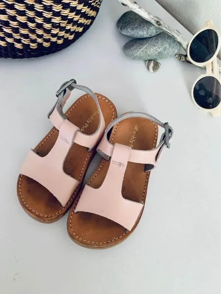 Freshly Picked Blush Malibu Sandals Size 6, Shoes 6 (Walkers:12-24 mth)
