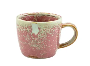 Genware CUP-PRS9 Terra Porcelain Rose Espresso Cup 9cl/3oz - Pack of 6