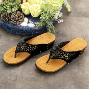 Gigantic wedges stylish sandals for women and girls.