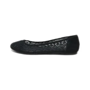 Graceland Ballerinas Leather Black Colour For Women