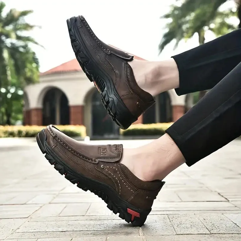 Handmade Leather Casual Outdoor Loafers