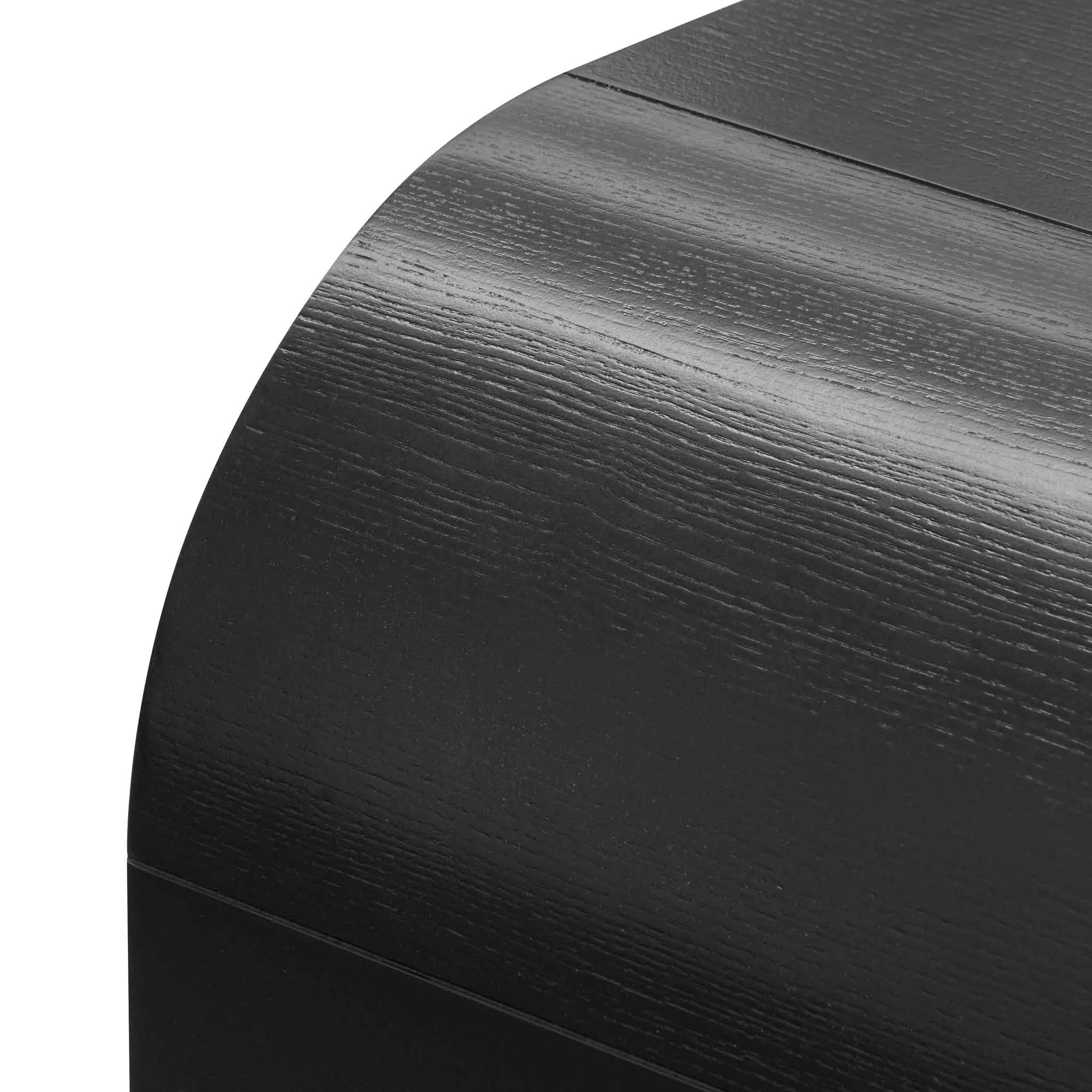 Harley 1.4m Console Table - Textured Espresso Black
