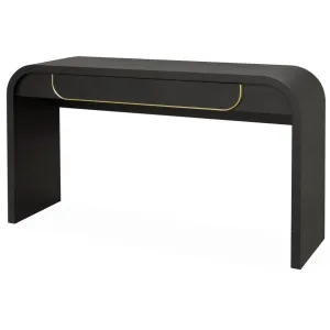 Harley 1.4m Console Table - Textured Espresso Black