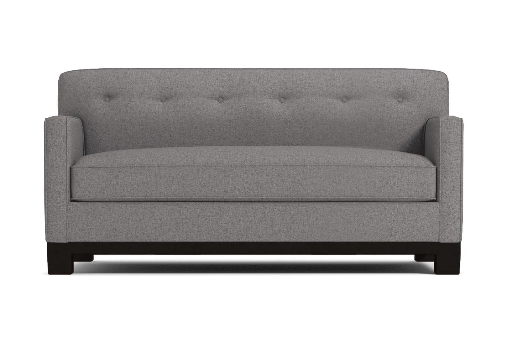 Harrison Ave Apartment Size Sleeper Sofa Bed :: Leg Finish: Espresso / Sleeper Option: Memory Foam Mattress