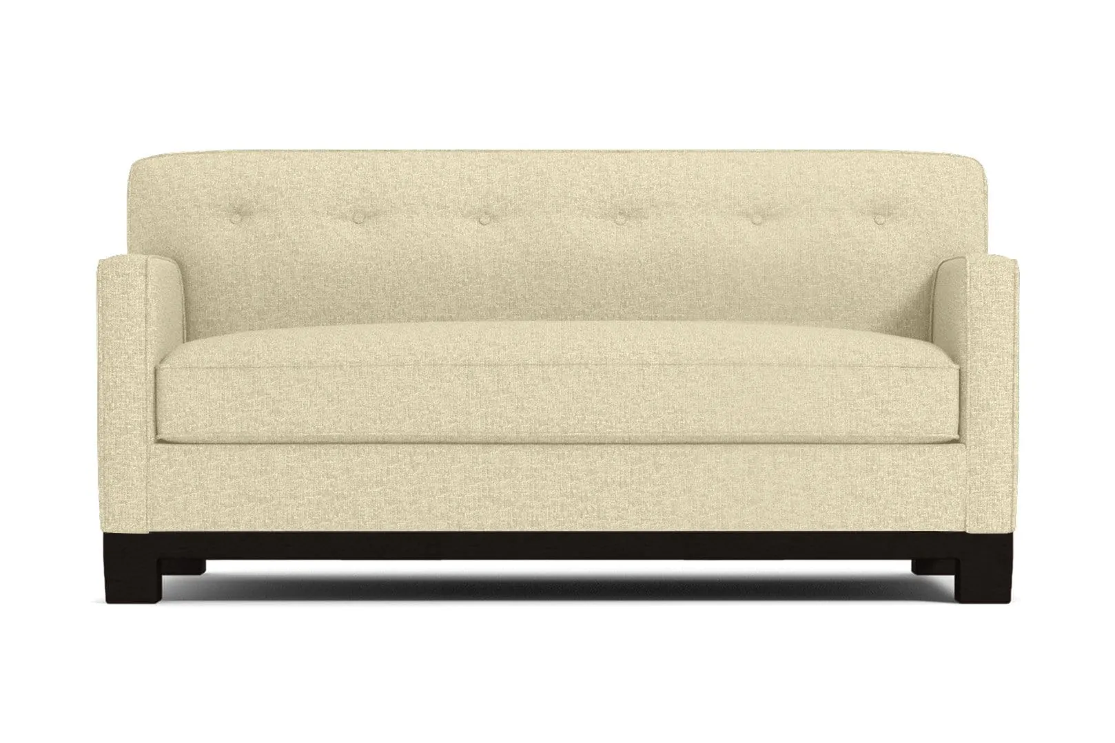 Harrison Ave Apartment Size Sleeper Sofa Bed :: Leg Finish: Espresso / Sleeper Option: Memory Foam Mattress