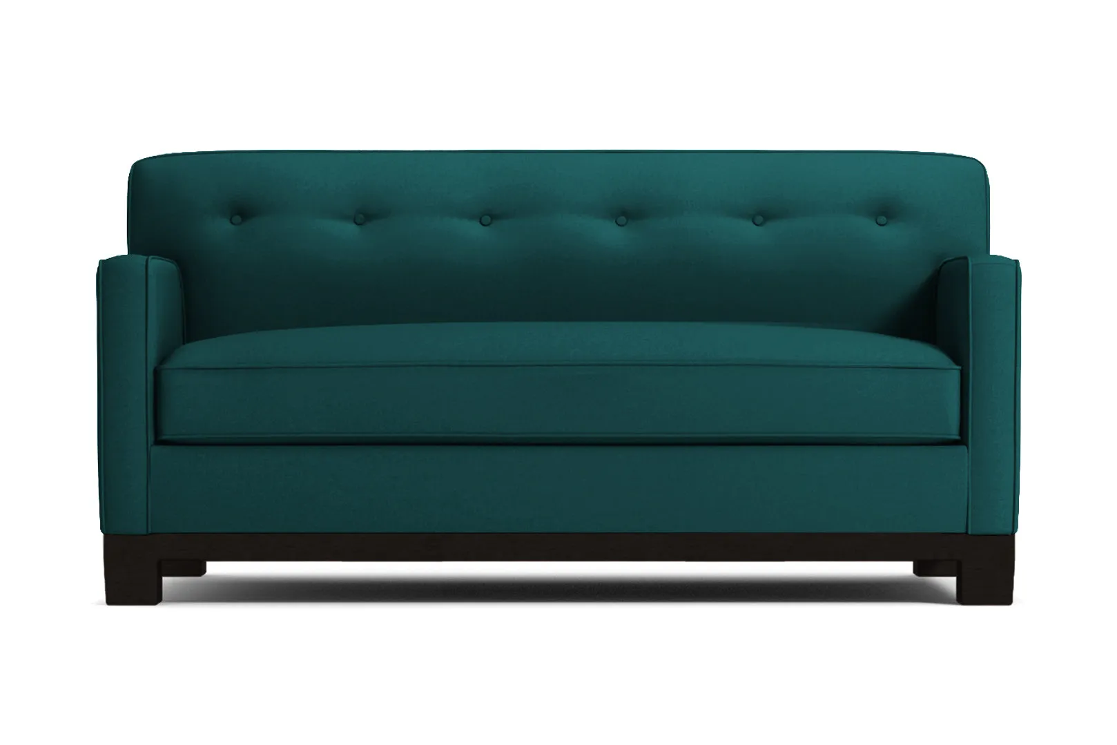 Harrison Ave Apartment Size Sleeper Sofa Bed :: Leg Finish: Espresso / Sleeper Option: Memory Foam Mattress