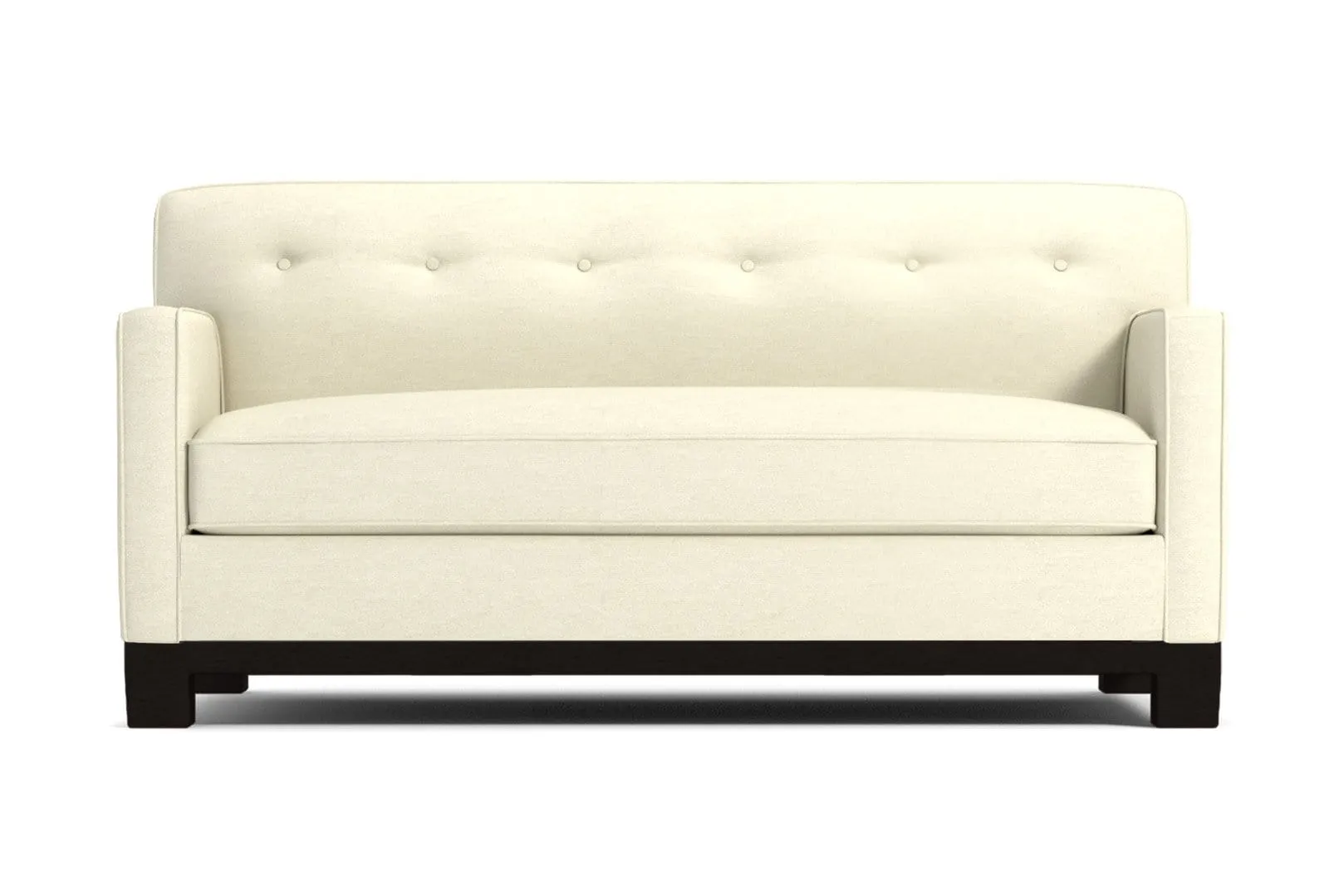 Harrison Ave Apartment Size Sleeper Sofa Bed :: Leg Finish: Espresso / Sleeper Option: Memory Foam Mattress