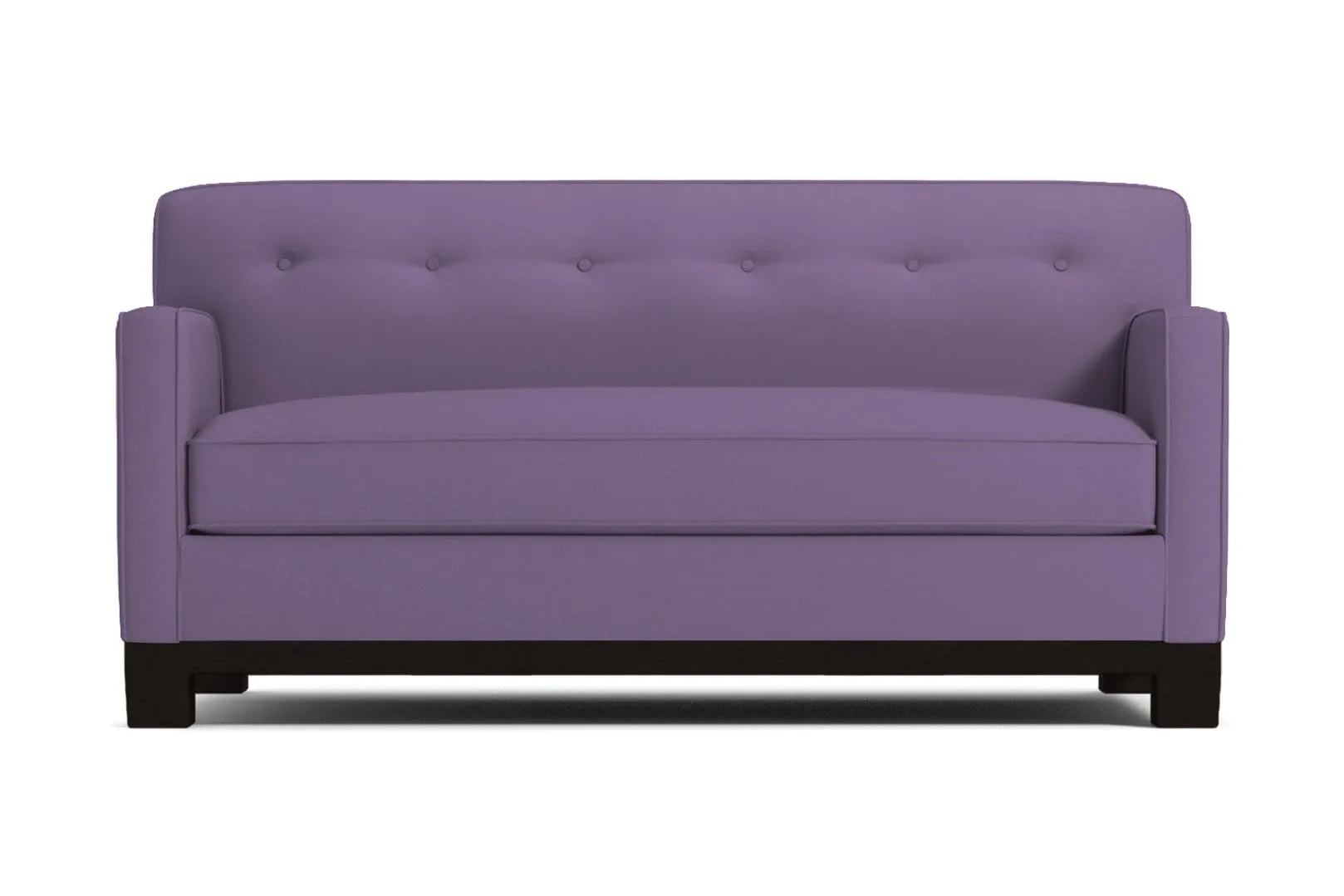 Harrison Ave Apartment Size Sleeper Sofa Bed :: Leg Finish: Espresso / Sleeper Option: Memory Foam Mattress