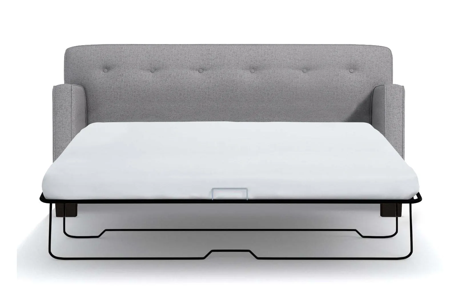 Harrison Ave Apartment Size Sleeper Sofa Bed :: Leg Finish: Espresso / Sleeper Option: Memory Foam Mattress