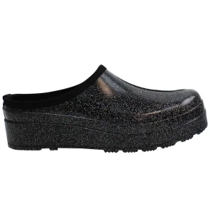 Hunter Play Starcloud Womens Black Clogs