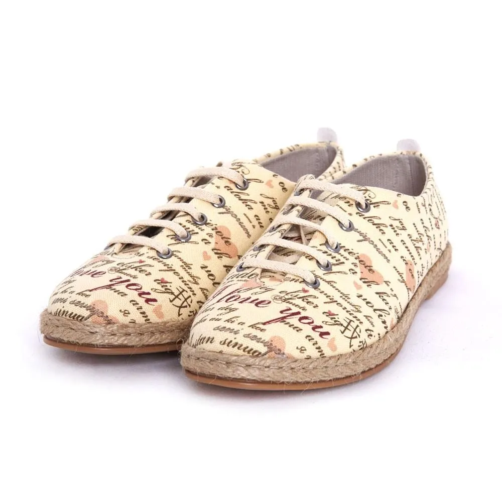I Love You Ballerinas Shoes FBR1223