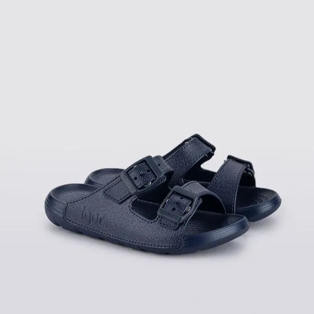 Igor Boy's Marine Navy Kai Jelly Sandals