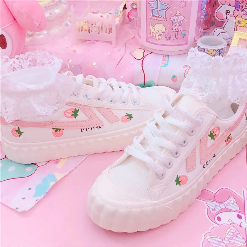 Japanese Sweet Strawberry Shoes AD10476