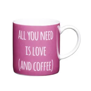 Kitchen Craft Espresso Mug 'All you need is Love'