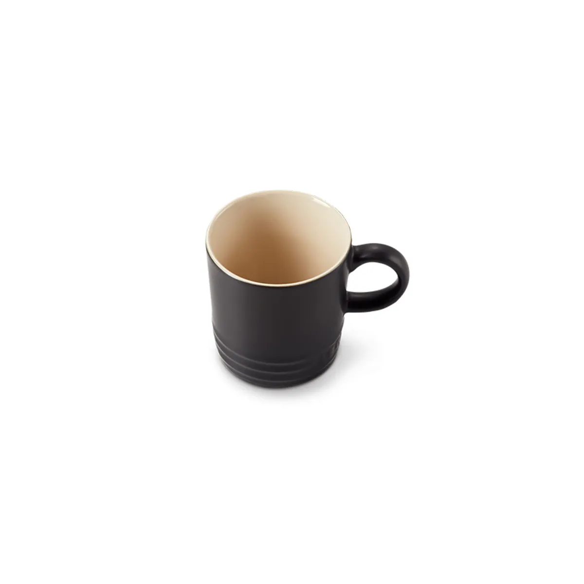 Le Creuset Stoneware Espresso Mug Satin Black 100ml