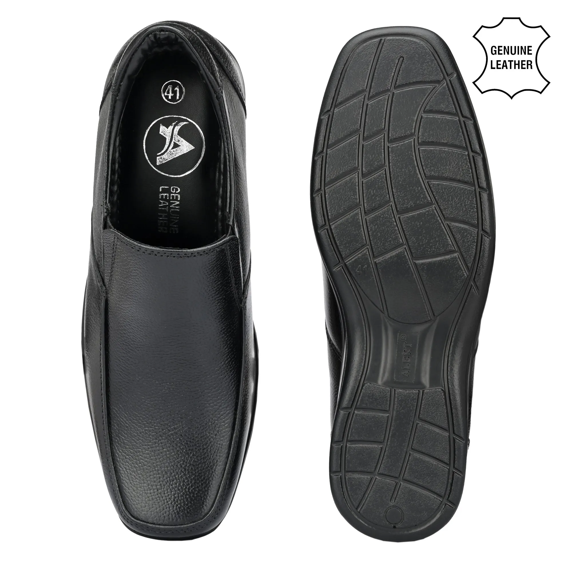 Luxe Full Grain Leather Slip Ons
