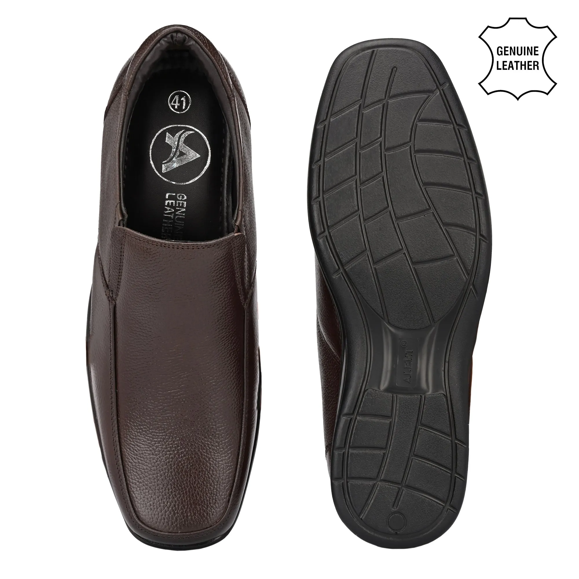 Luxe Full Grain Leather Slip Ons