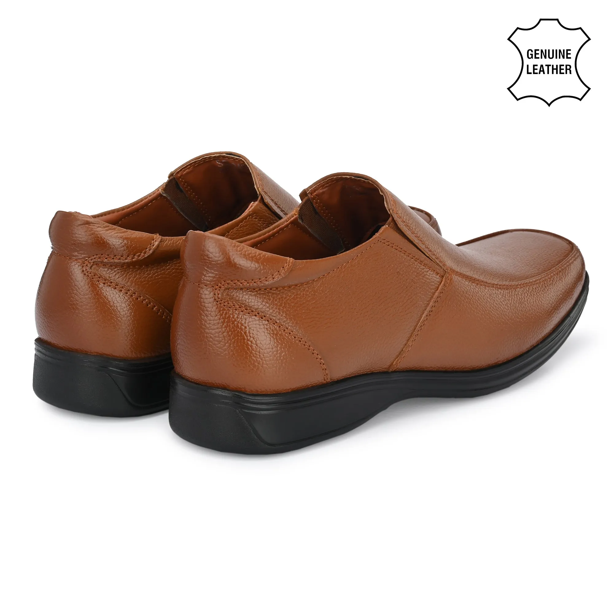 Luxe Full Grain Leather Slip Ons