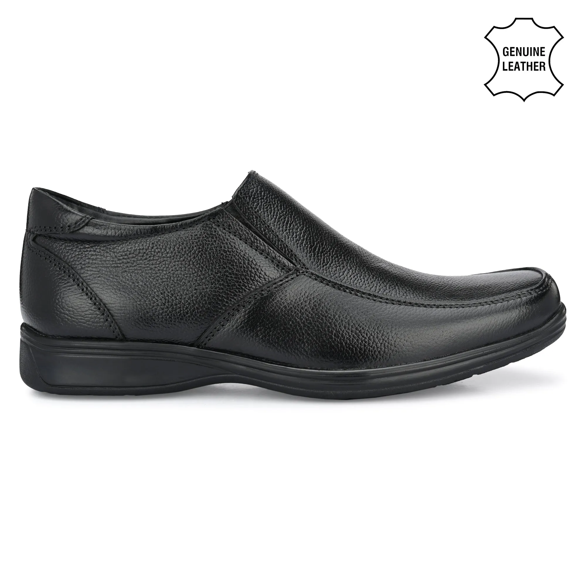 Luxe Full Grain Leather Slip Ons