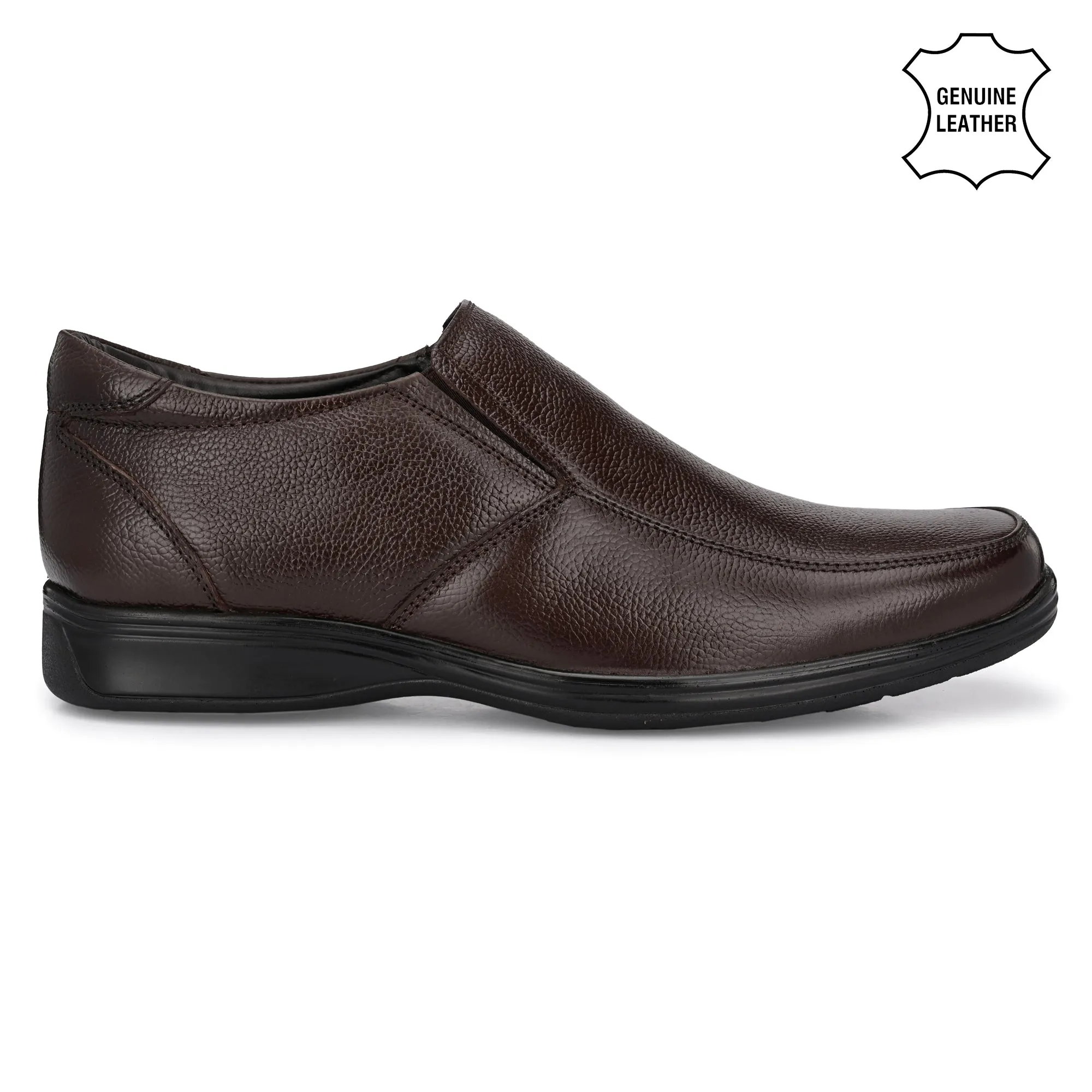 Luxe Full Grain Leather Slip Ons