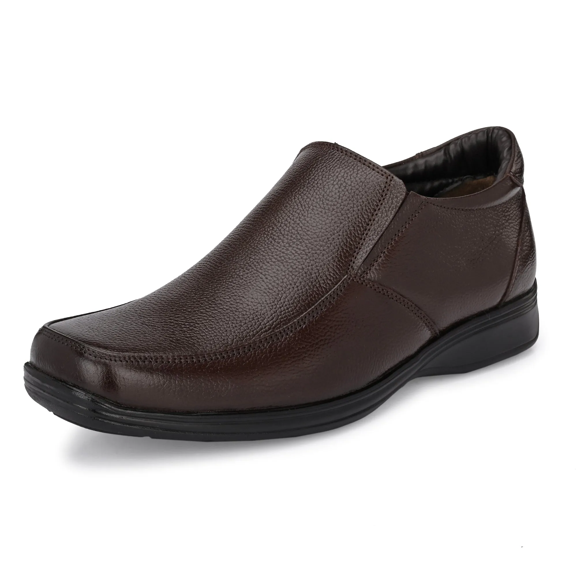 Luxe Full Grain Leather Slip Ons