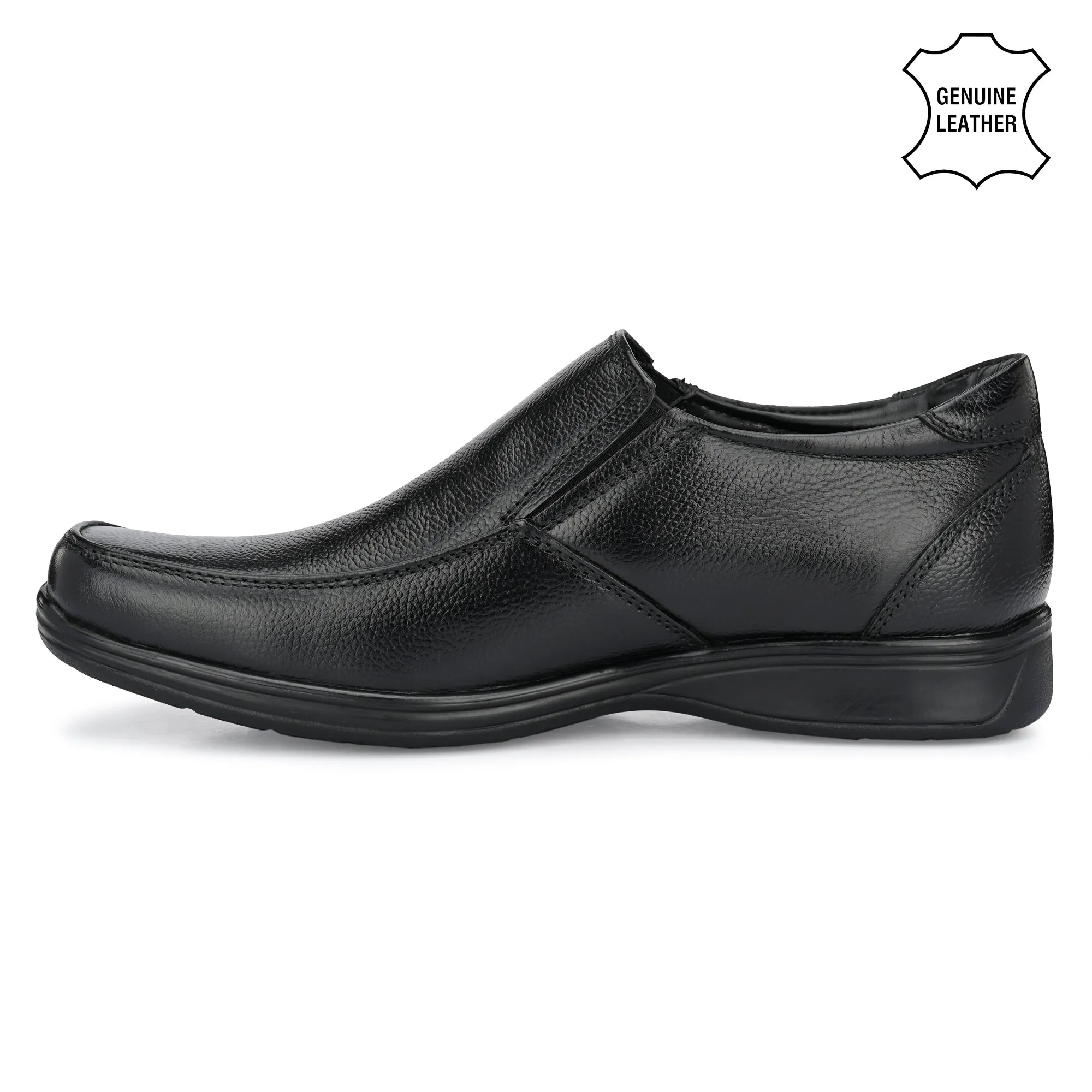 Luxe Full Grain Leather Slip Ons