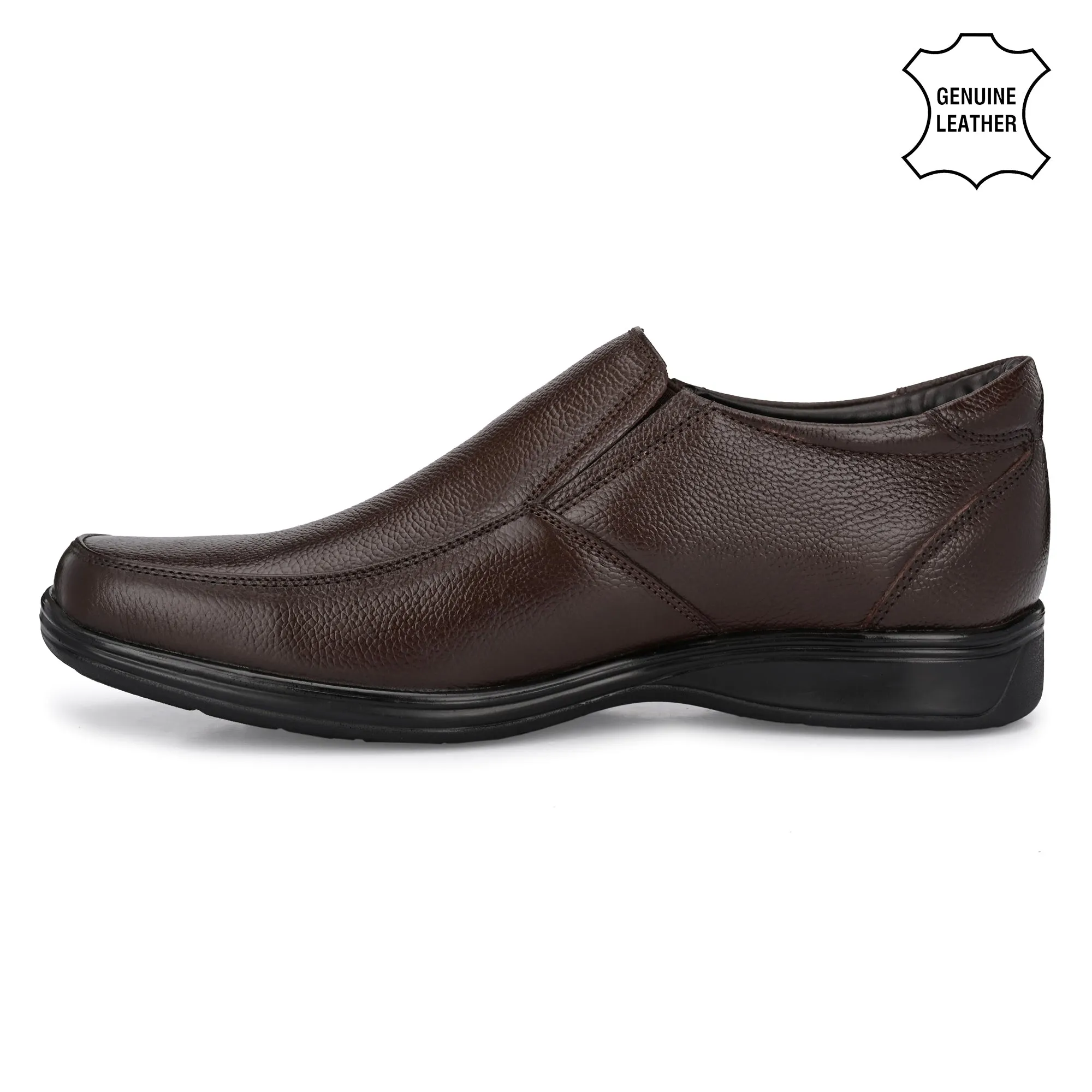 Luxe Full Grain Leather Slip Ons