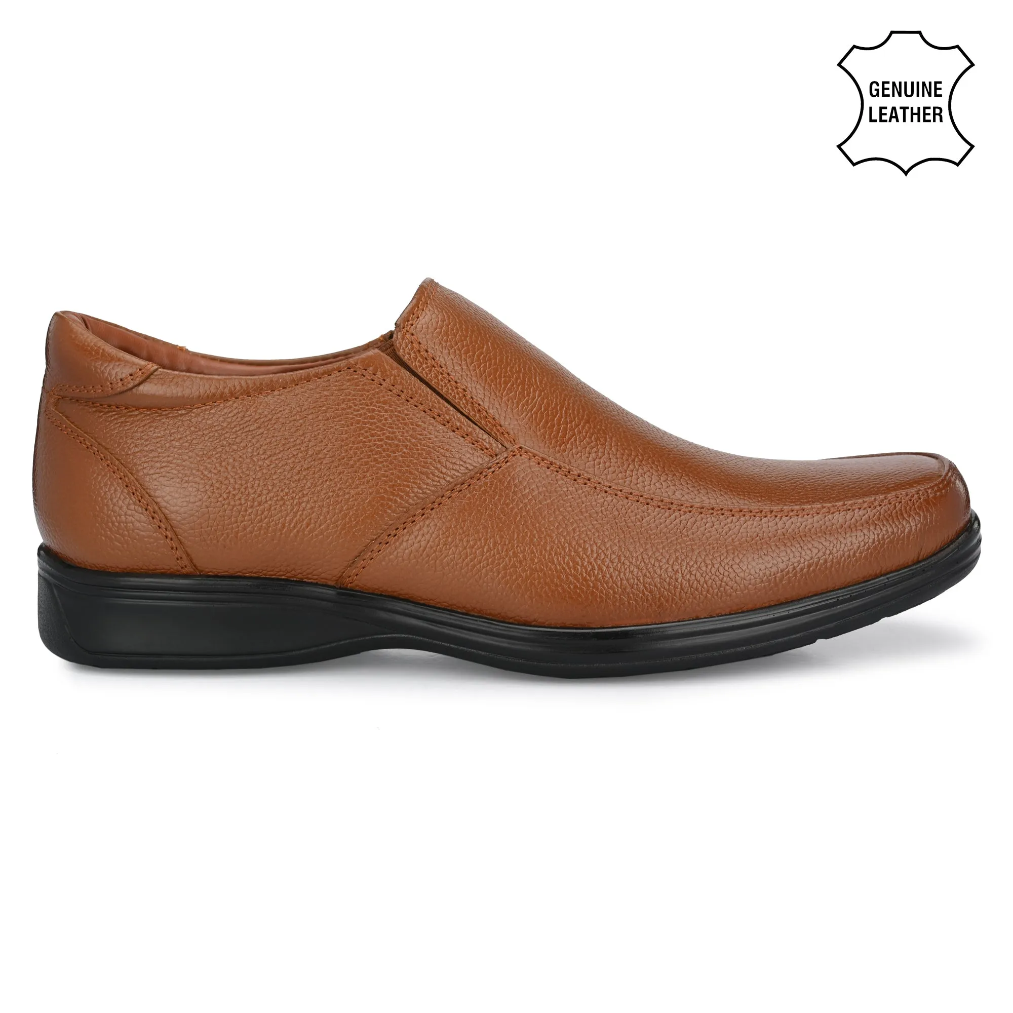 Luxe Full Grain Leather Slip Ons