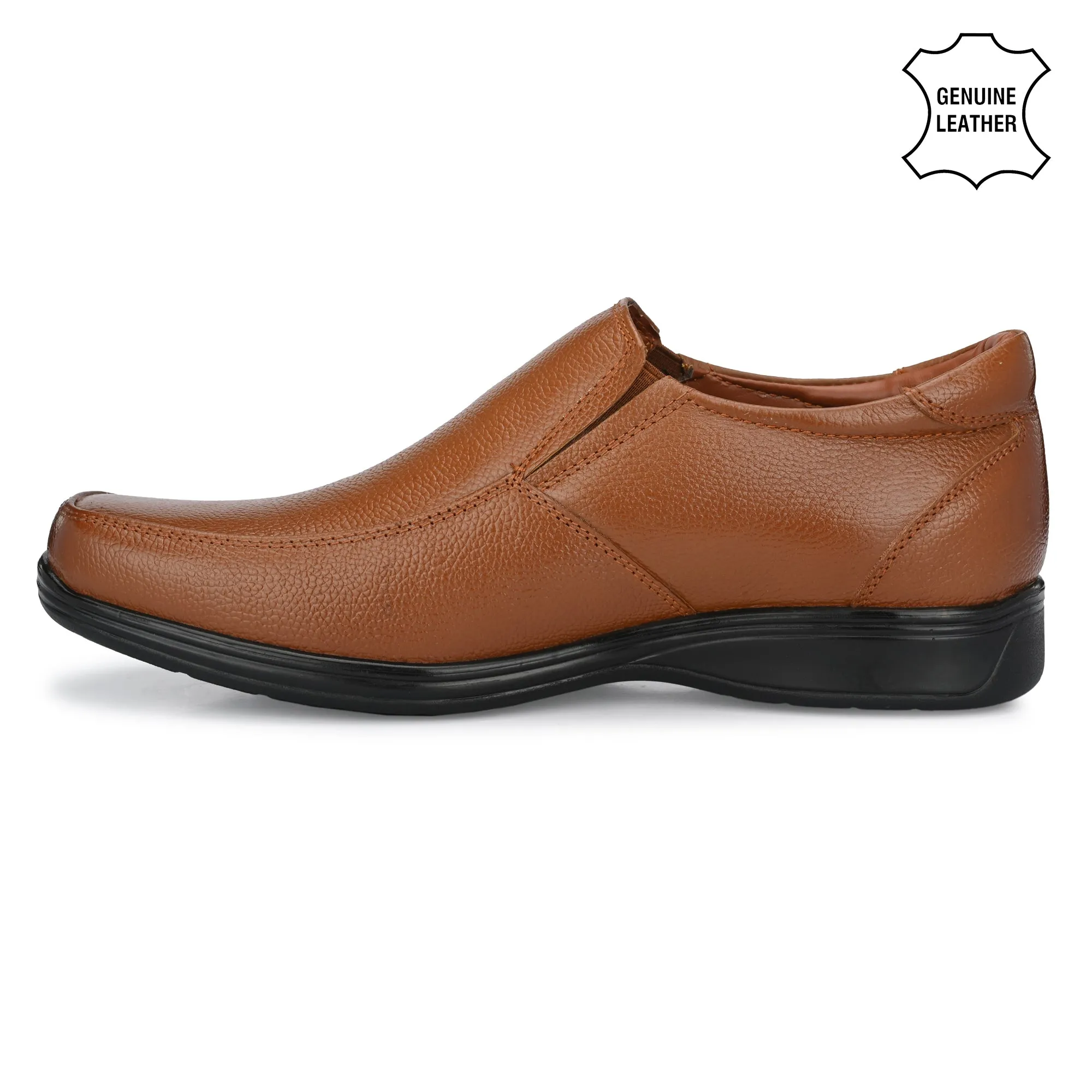 Luxe Full Grain Leather Slip Ons