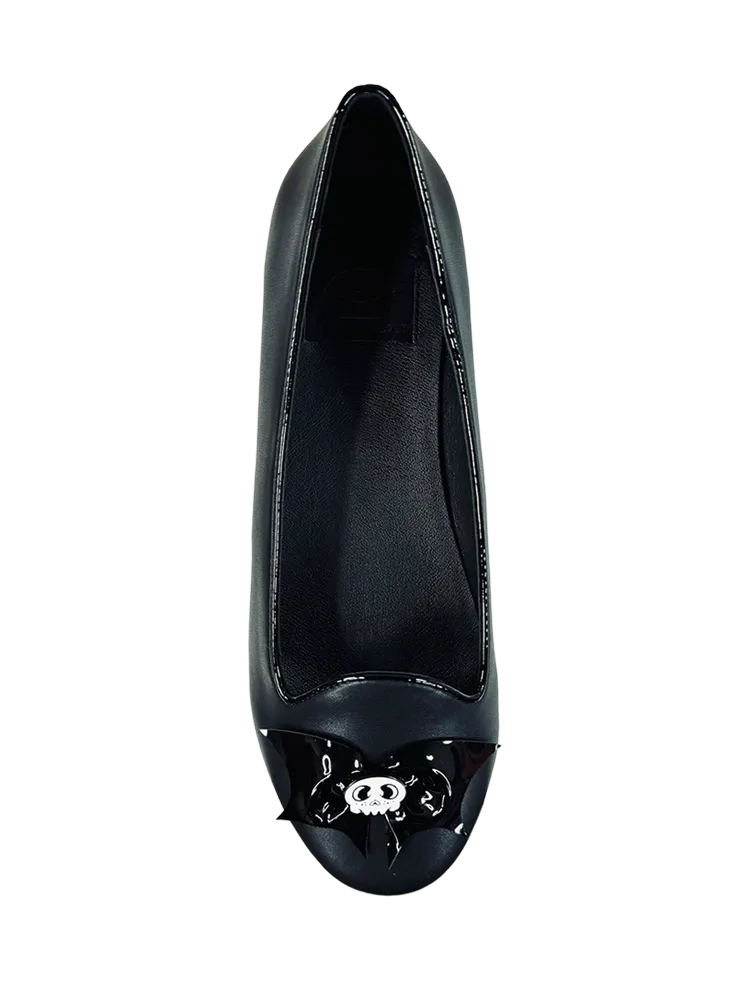 LYDIA SKULL BAT - BLACK