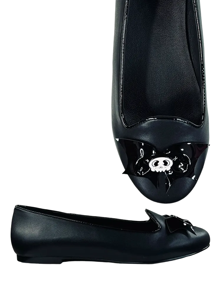 LYDIA SKULL BAT - BLACK