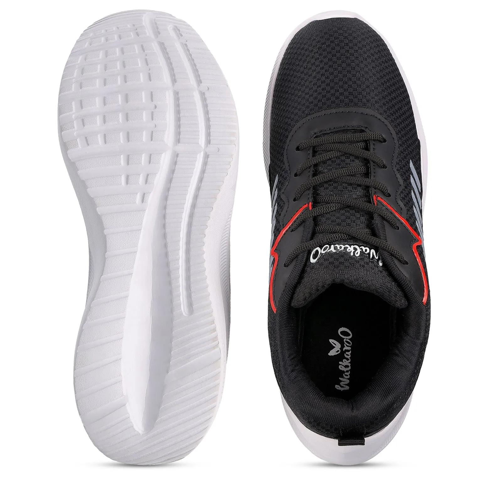 Men's Lace-up Sports Shoe - WS3051 Black