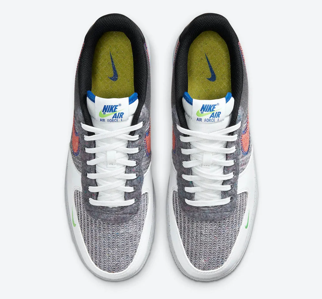 Men's Nike Air Force 1 "Cut and Sew" Recycled Pack (CU5625-122)