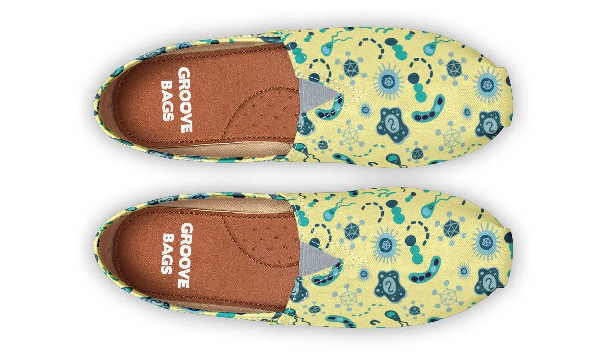 Microbiology Pattern Casual Shoes