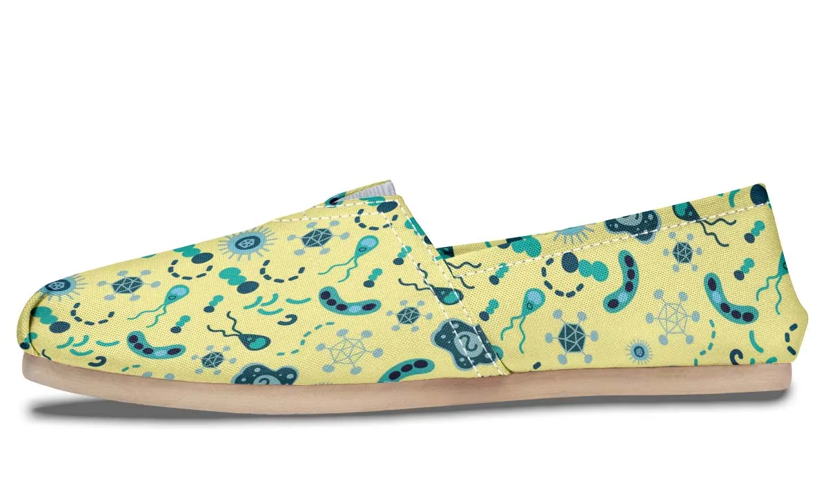 Microbiology Pattern Casual Shoes
