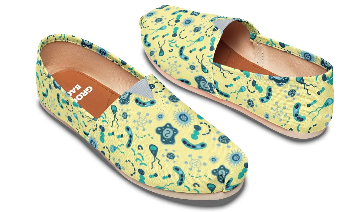 Microbiology Pattern Casual Shoes