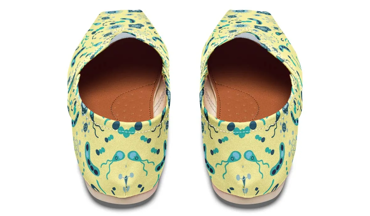 Microbiology Pattern Casual Shoes
