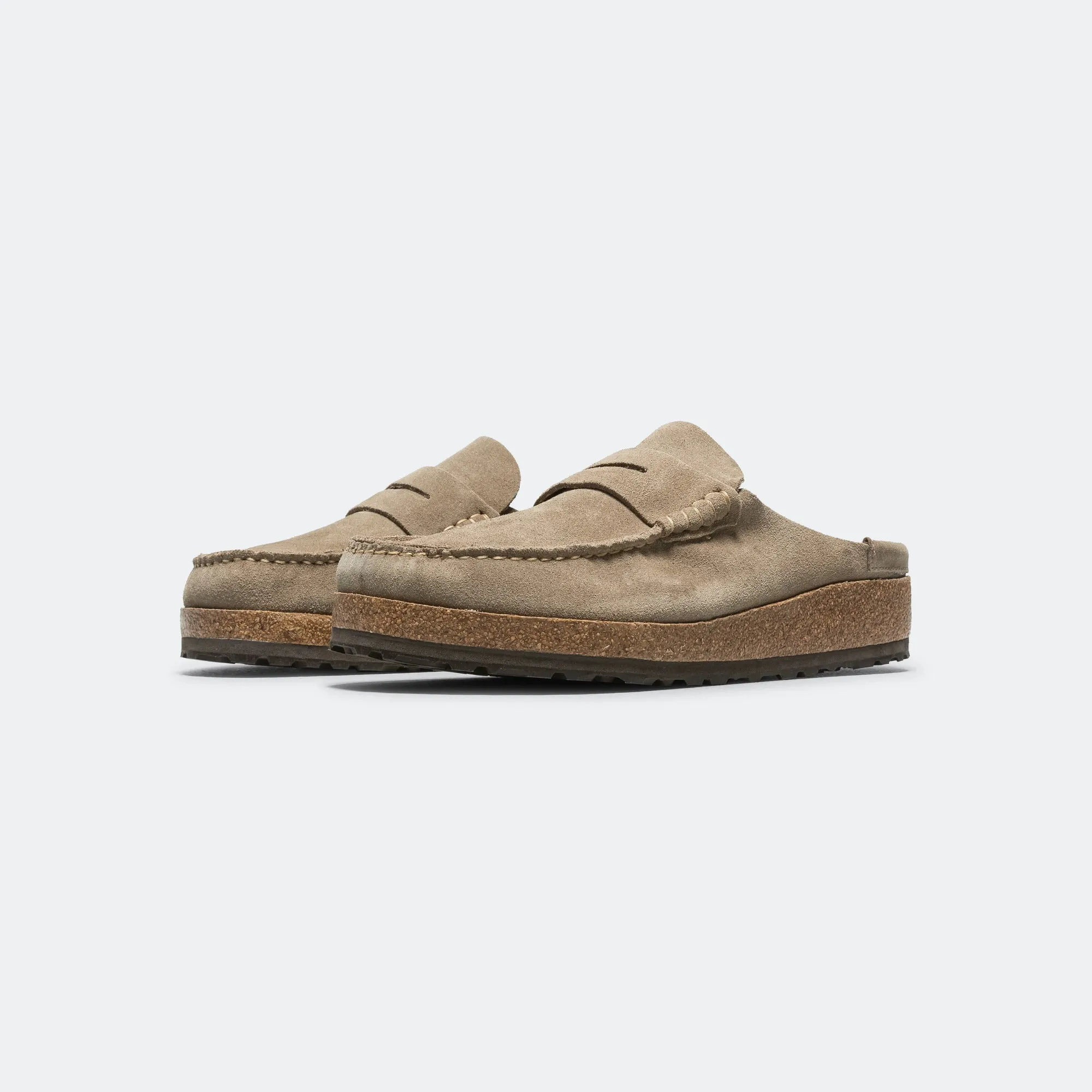 Naples - Taupe Suede Leather