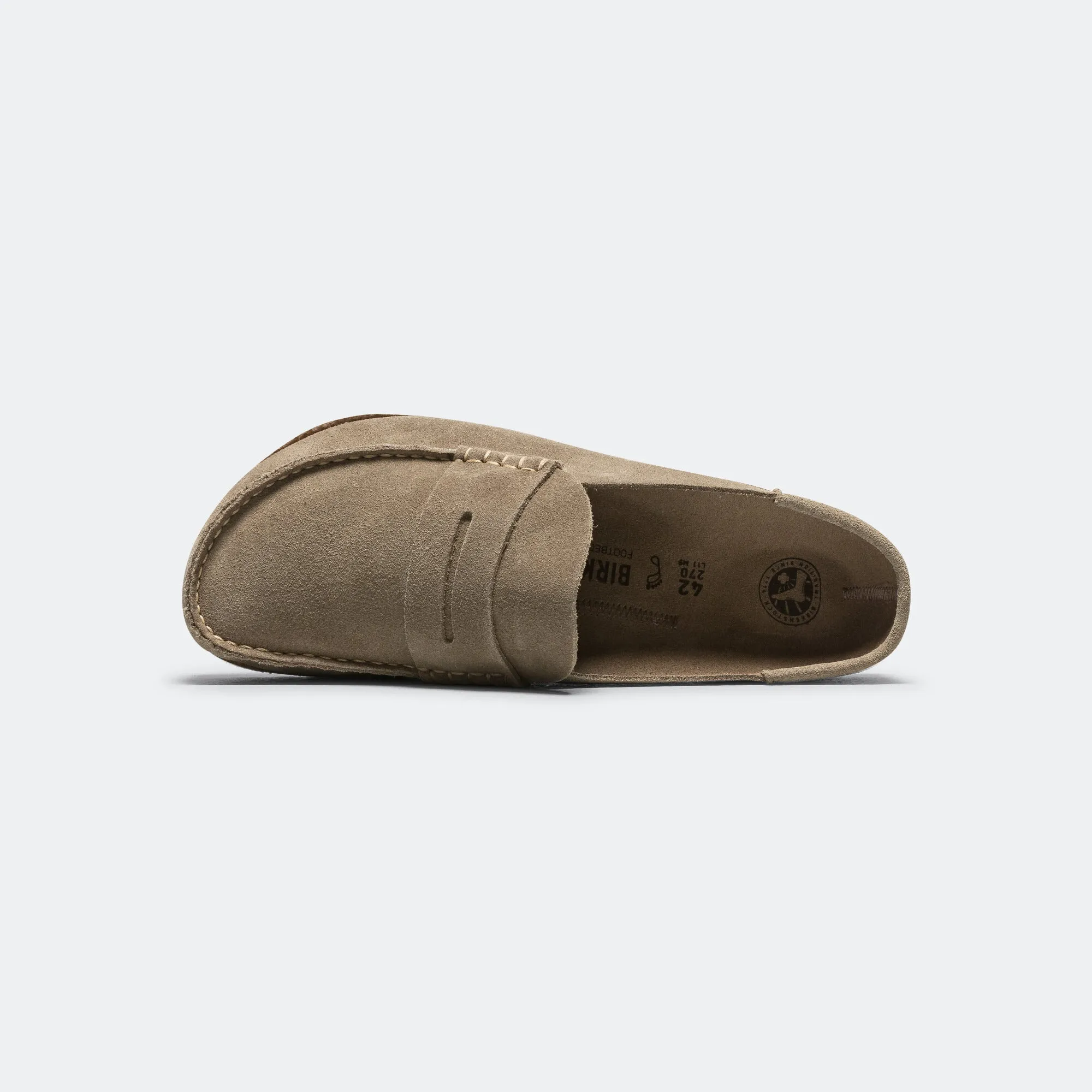 Naples - Taupe Suede Leather