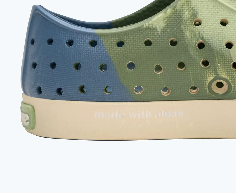 Native Jefferson Bloom Marble Shoes - Fig Loch Marble/Bone White
