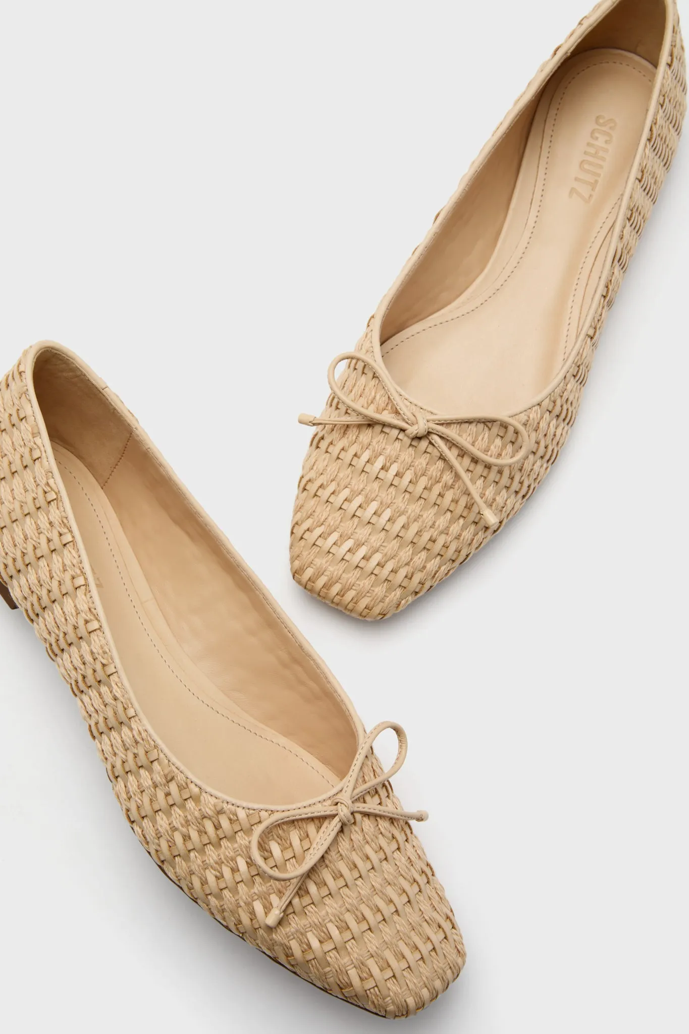 Natural Nibs Arissa Straw Flats