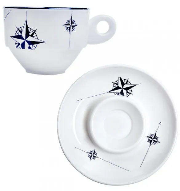 Nautical Melamine Espresso Sets