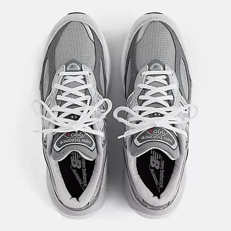 New Balance Men's 990v6 Running Shoes- Grey