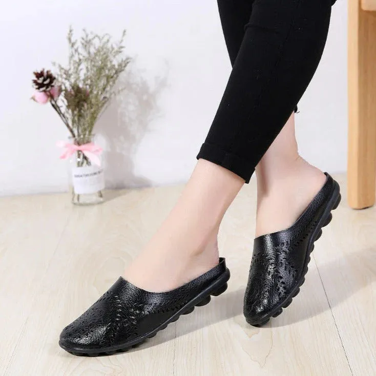 NEW Retails $68, Merriel's Orthopedic Hollow Shoes/Slippers, Black, Sz 8