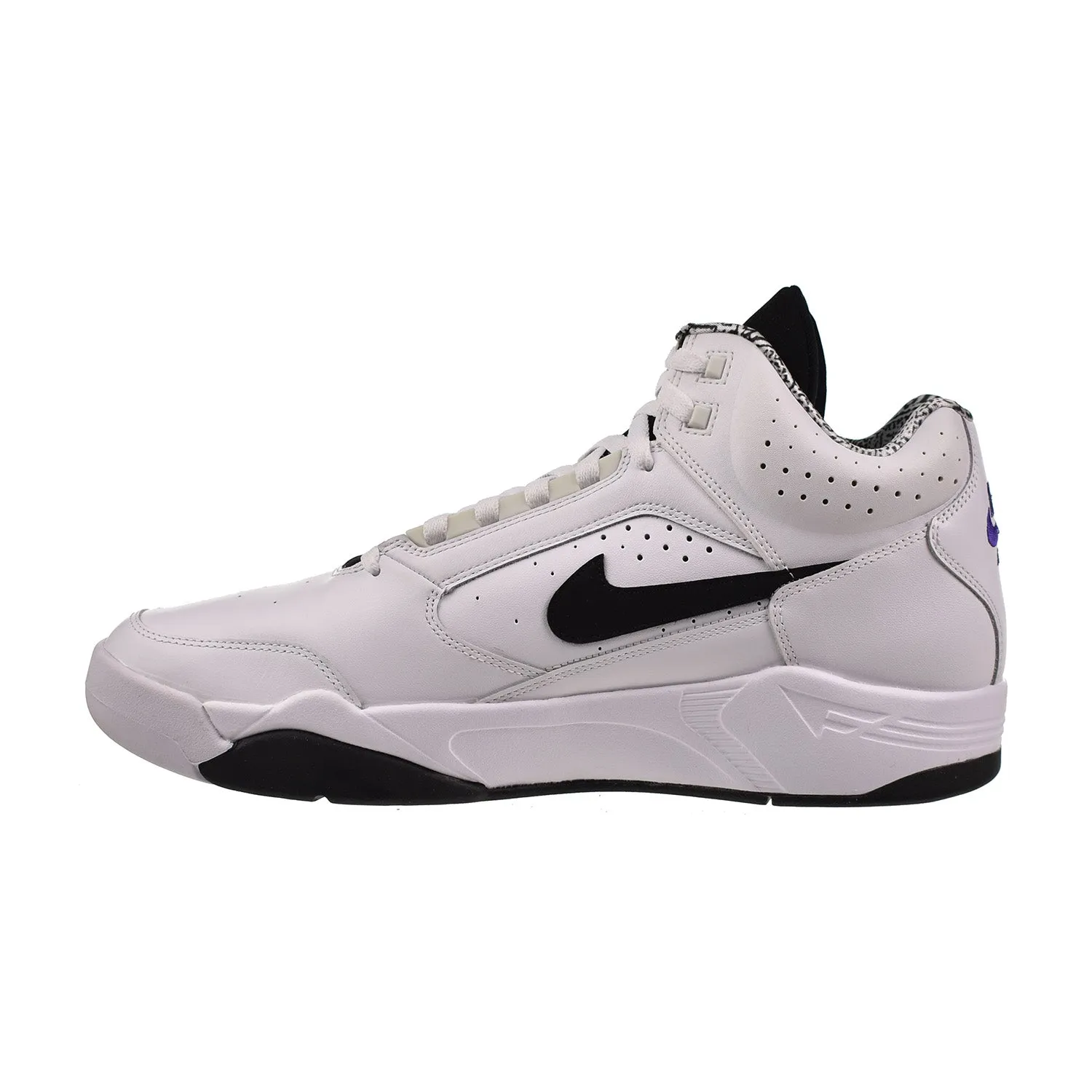 Nike Air Flight Lite Mid Men's Shoes White-Black